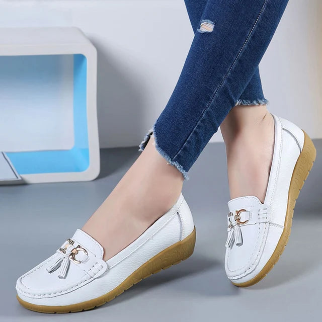 UrbanEase Orthopedic Leather Moccasin