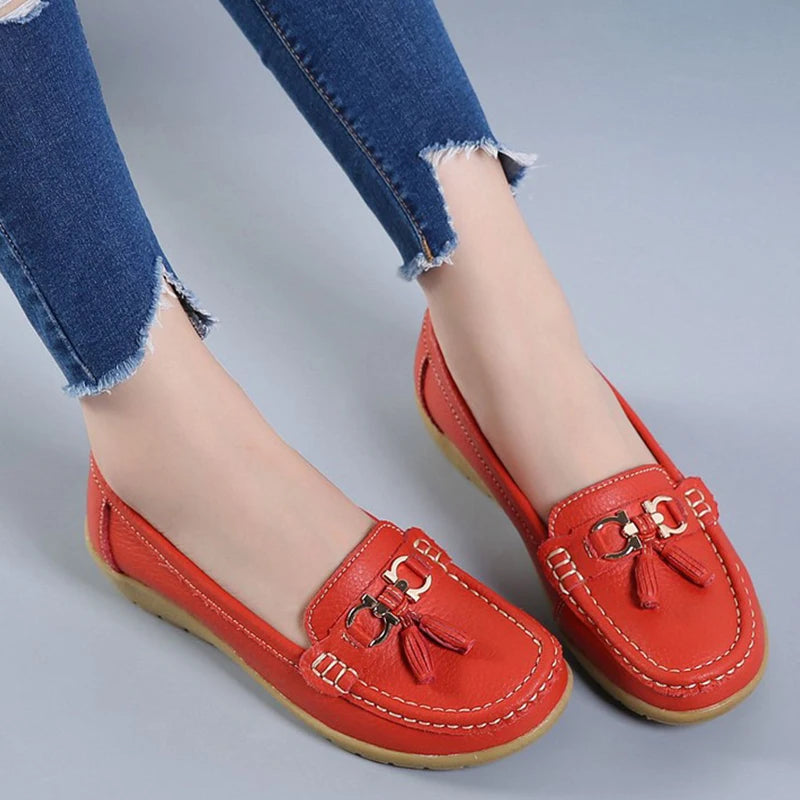 UrbanEase Orthopedic Leather Moccasin