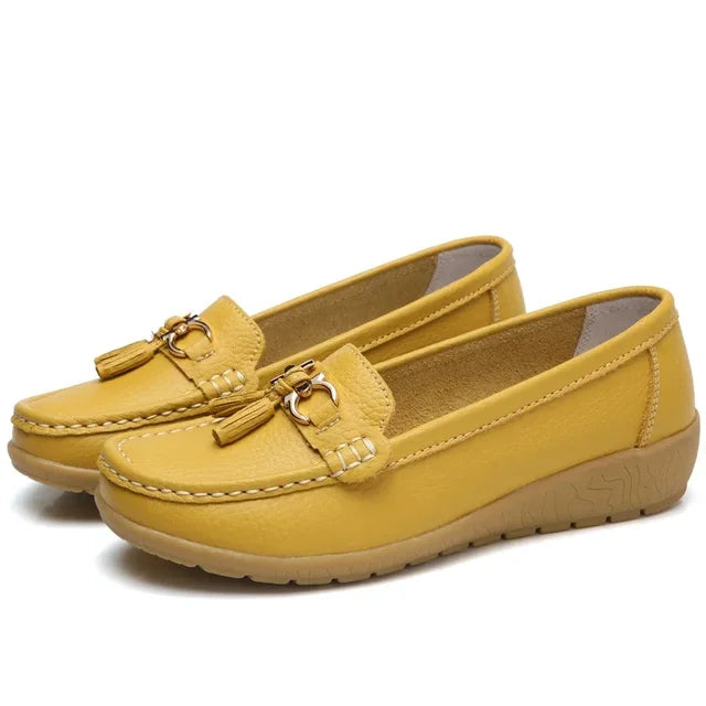 UrbanEase Orthopedic Leather Moccasin
