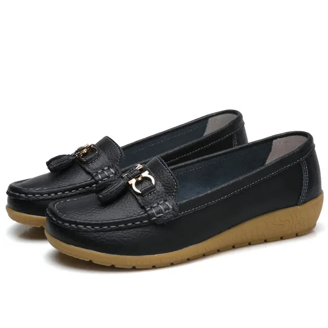 UrbanEase Orthopedic Leather Moccasin