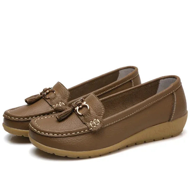 UrbanEase Orthopedic Leather Moccasin
