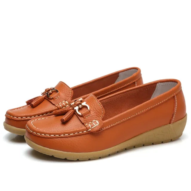 UrbanEase Orthopedic Leather Moccasin