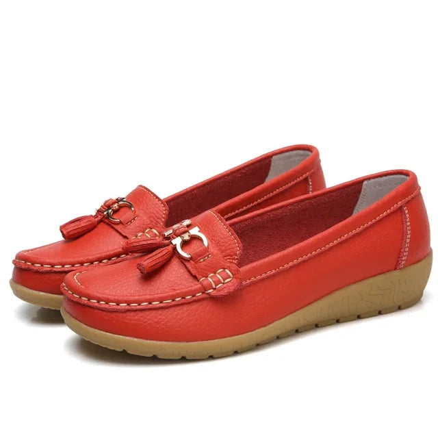 UrbanEase Orthopedic Leather Moccasin
