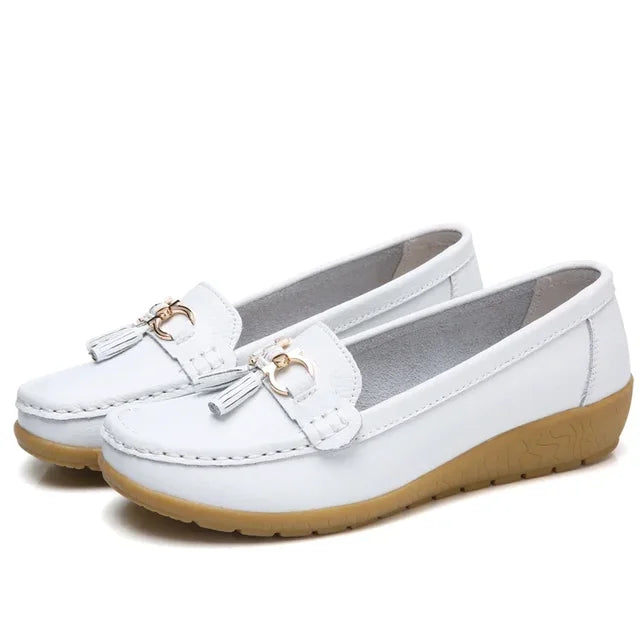 UrbanEase Orthopedic Leather Moccasin