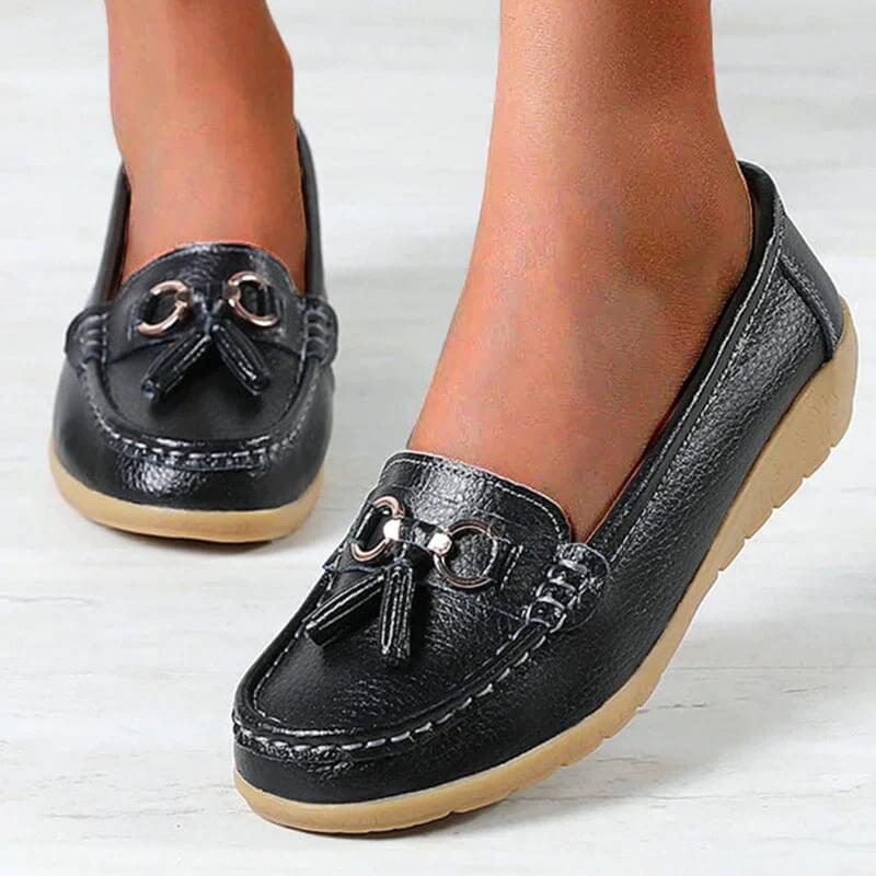 UrbanEase Orthopedic Leather Moccasin