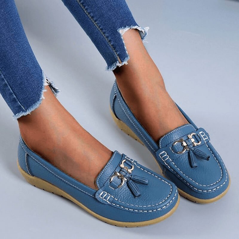 UrbanEase Orthopedic Leather Moccasin